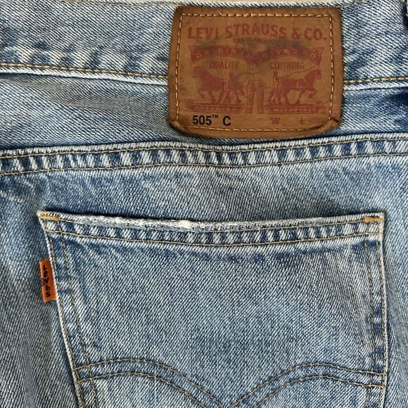 Vintage Levi’s 505 C  Orange Tab Jeans Mens Size 28 Distressed Jeans - Picture 11 of 11
